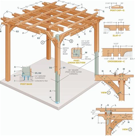 Diy 16X16 Pergola at Ben Crafton blog