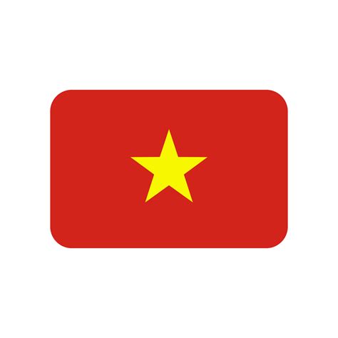 Vietnam flag vector icon isolated on white background 8295942 Vector Art at Vecteezy