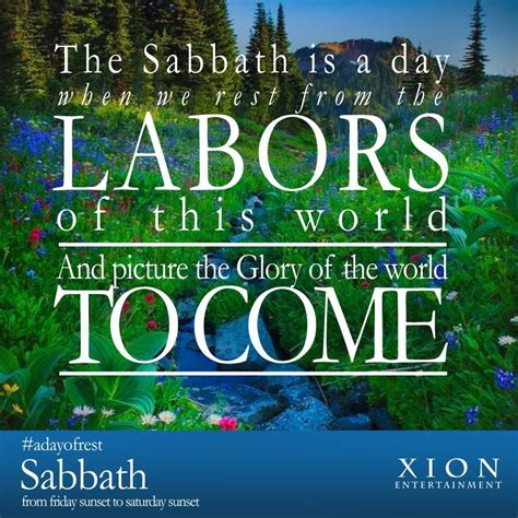 Sabbath Rest, Sabbath Day, I Love You Lord, Gods Love, Seventh Day ...