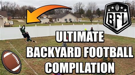 Ultimate Backyard Football Compilation! - YouTube