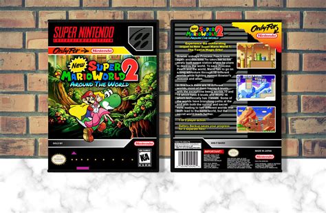 New Super Mario World 2: Around the World - SNES Video Game Case