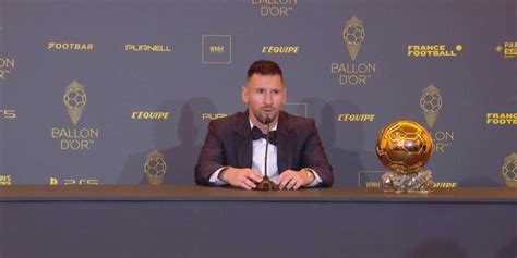 Messi dedicates eighth Ballon d'Or to the 'people of Argentina ...