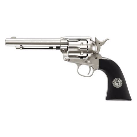 COLT SINGLE ACTION ARMY 45 .177 NICKEL PELLET PISTOL REVOLVER - UMAREX ...