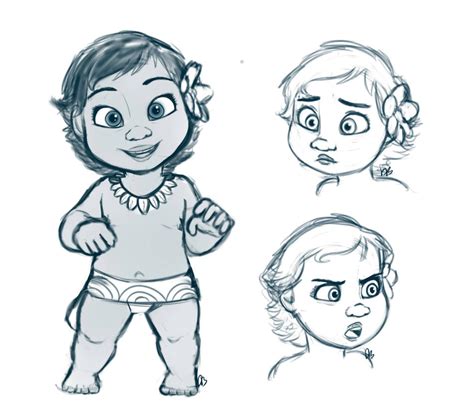 Baby Moana by Dari-Draws on DeviantArt