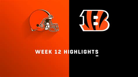 Browns vs. Bengals highlights | Week 12