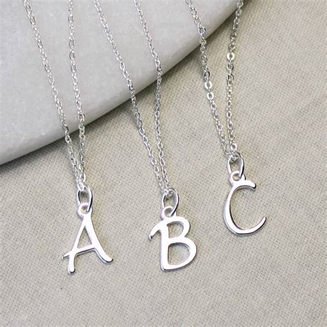 Sterling Silver Monogram Jewelry | semashow.com