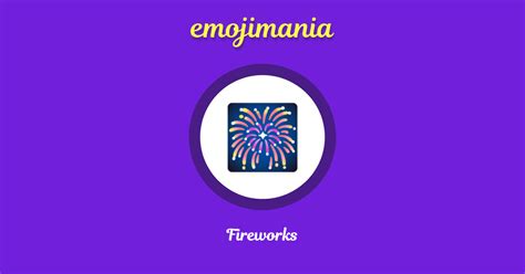 🎆 Fireworks emoji Copy & Paste - Emojimania