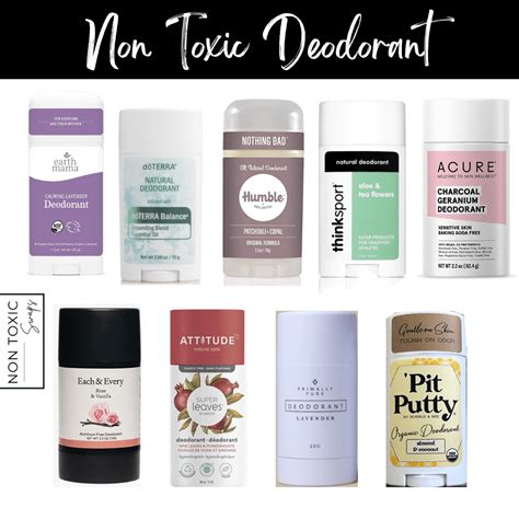 33 Best Non Toxic Deodorant Options | Aluminum-Free & Toxin-Free (2023 ...