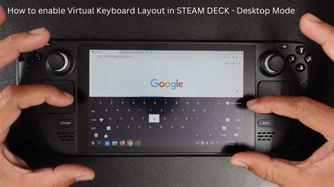 How to enable Virtual Keyboard Layout in STEAM DECK - Desktop Mode ...