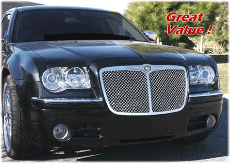 Chrysler 300C Custom Grilles, Aftermarket Custom Mesh(Bentley)Grille