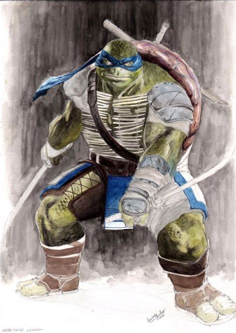 TMNT Teenage Mutant Ninja Turtle, Leo with swords by Leonardo Gondim, in Sam Johnson's Sketches ...