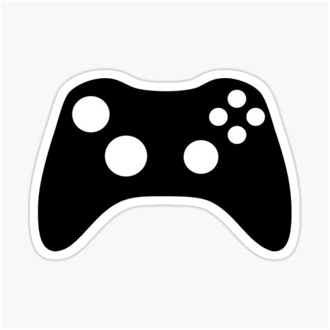 "Xbox Controller Logo" Sticker for Sale by Art-Vand3lay | Redbubble