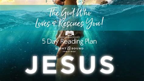 Jesus, the God Who Loves & Rescues You! 5 Day Reading Plan | Devotional ...