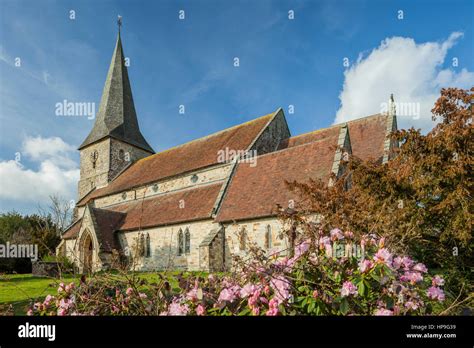 Early spring day in Old Heathfield village, East Sussex, England. High Weald Stock Photo - Alamy