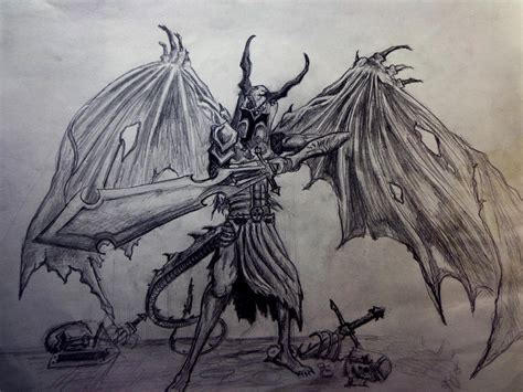 Winged Demon by beddweller on DeviantArt