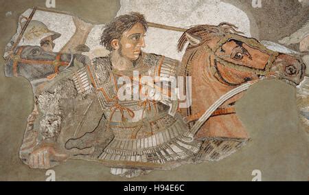 Alexander Mosaic. Battle of Issus (333 B.C.). Battle between Stock ...