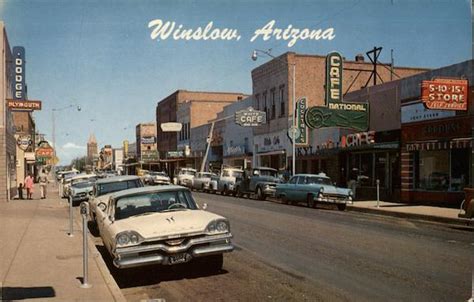 Route 66 Eastbound in Winslow Arizona