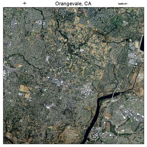 Aerial Photography Map of Orangevale, CA California