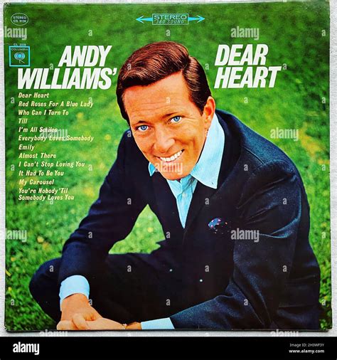 Andy Williams Lp (1960s) - Original Vinyl Record 02 Stock Photo - Alamy