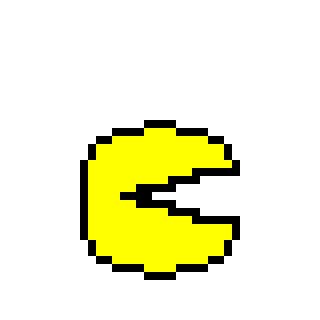 Pac man pixel art