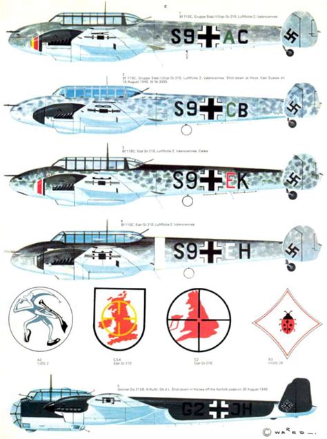 S11 Luftwaffe Camo & Markings 1940 Vol. 2 Page 29-960