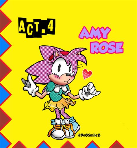 Amy Rose (Sonic Mania) by DogSmilez on DeviantArt