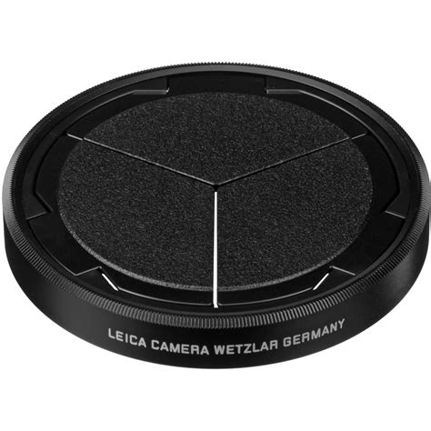 Leica Auto Lens Cap for D-Lux Cameras (Black) 18548 B&H Photo