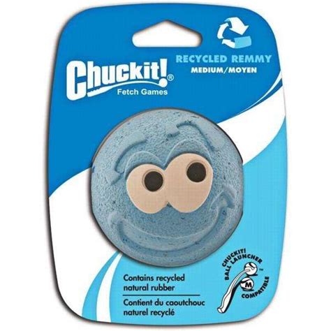 Chuckit! Remmy Ball Medium - Dog Fetch Games, Contains Recycled Natural ...