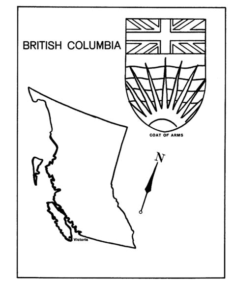 Bluebonkers : Canada Day / British Columbia - Map / Coat of Arms