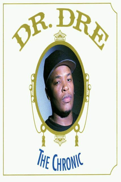 Art Poster Dr. Dre The Chronic Cover 1992 First Album 20x30 24x36 T569 ...