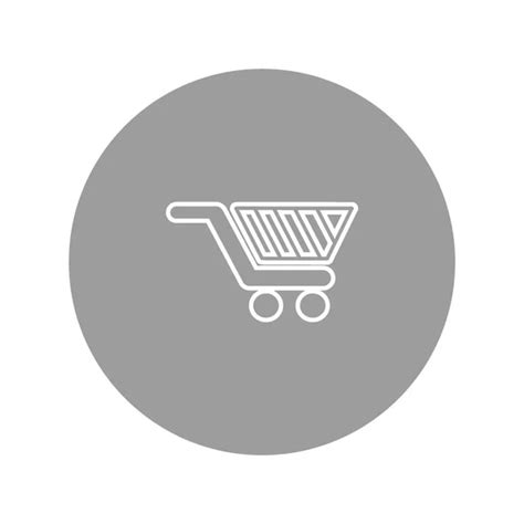 Minimalist Icon Shopping Cart Vector Illustration Stock Vector by ©nettibuletti 211767714