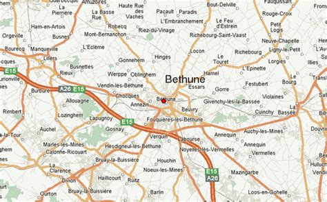 Bethune tourist guide - France map - Plans and maps of Bethune