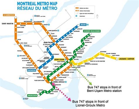 How To Get To Downtown Montreal From the Airport on Bus 747