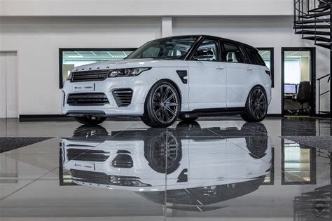 Custom White Range Rover Sport Gets Distinctive Look with Black Accents ...