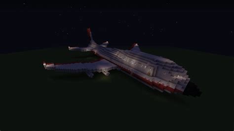 Boeing 747 Minecraft Map