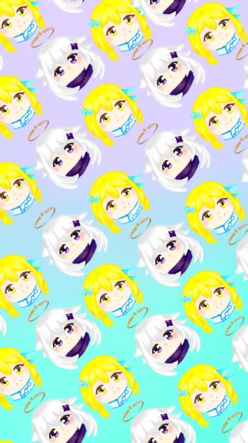 Paimon and lumine wallpaper - ibisPaint