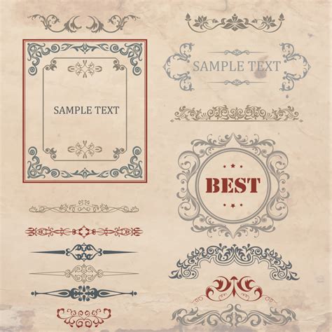 Frames and ornate borders vectors free download 21,815 editable .ai ...