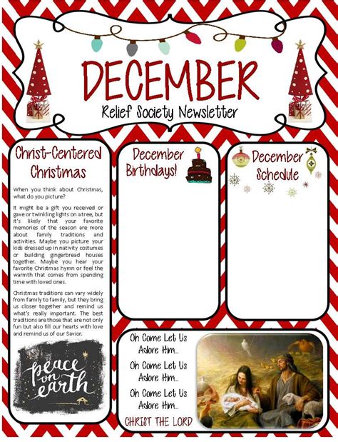 EXCEL TEMPLATES: Holiday Newsletter Templates