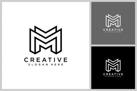 Initial Letter M Logo Vector Design Graphic by dunia8103 · Creative Fabrica