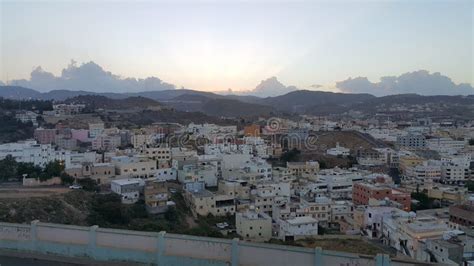 Aerial View of Abha City - Saudi Arabia Stock Image - Image of aircraft, arrival: 164594061