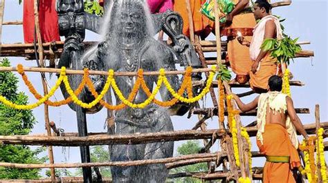 Rudra puja performed at Srisailam - The Hindu