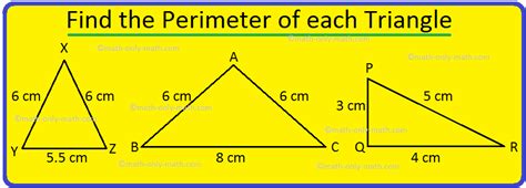 Perimeter of a Triangle | Perimeter of a Triangle Formula | Examples