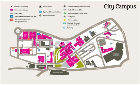 Sheffield Hallam University Campus Map - Babb Mariam