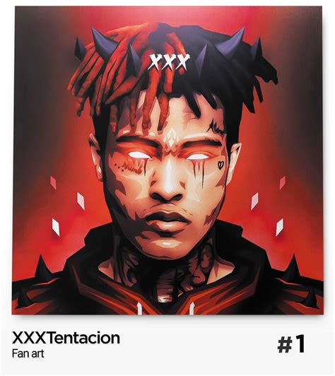 Choose Your Album Cover of XXXTentacion Printed on Premium | Etsy