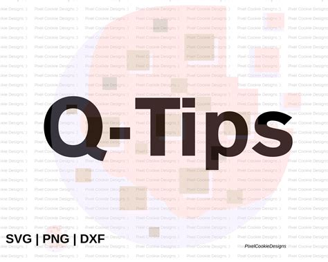 Q-tips SVG PNG DXF for Cricut or Silhouette - Etsy