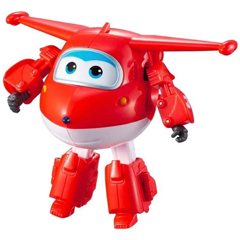 Super Wings Toys, Jett Transformer Toys 5 Inch, Airplane Toy for Kids 3 ...