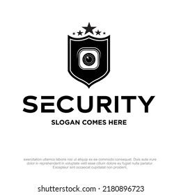 Security Services Vector Logo Design Template Stock Vector (Royalty ...