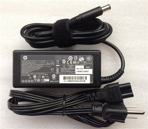 Original OEM HP 65W Smart AC Adapter+Cord for HP ProBook 450 G1,G4T52 ...