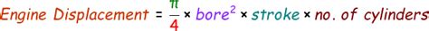 Engine Displacement Calculator | Calculator.swiftutors.com