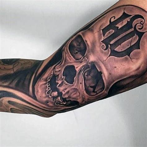 Awesome Hd Skull Harley Davidson Tattoo Sleeve For Guys Hd Tattoos ...